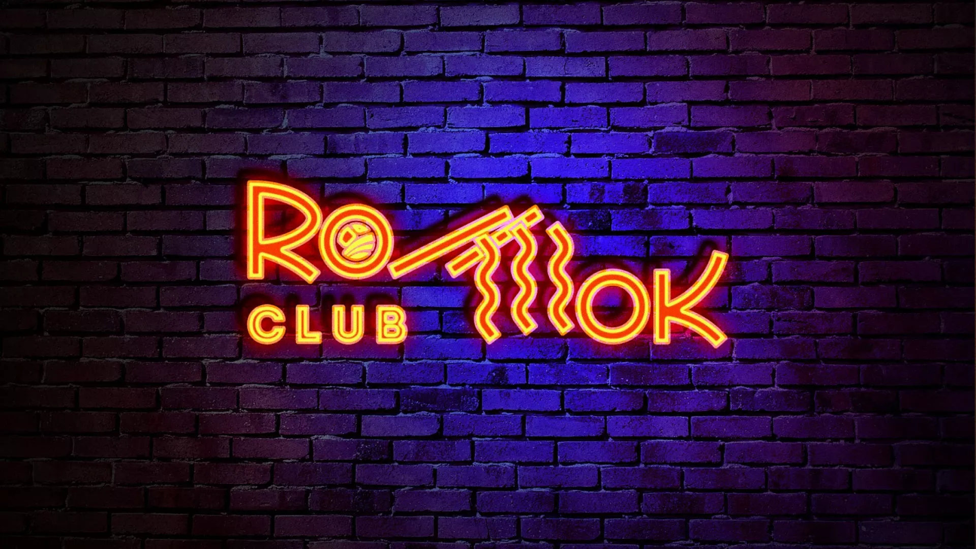 Разработка интерьерной вывески суши-бара «Roll Wok Club» в Козловке